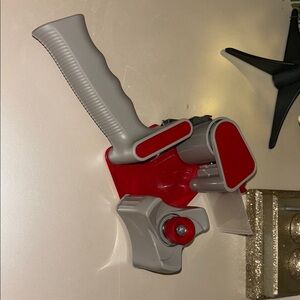 Red and Gray Tape Dispenser
